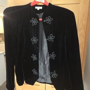 Black Velvet Women's Jacket